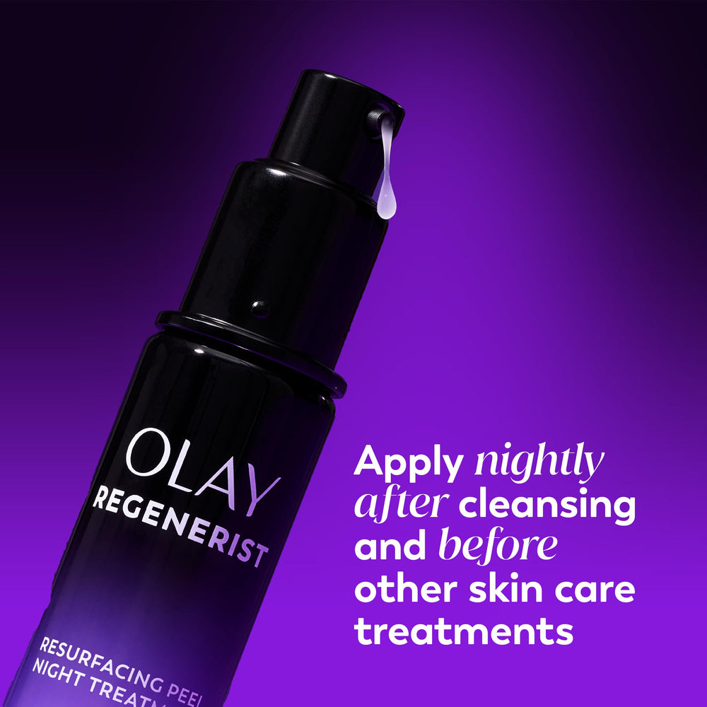 Olay Regenerist Resurfacing Peel packaging highlighting Hexa-Peptide technology.