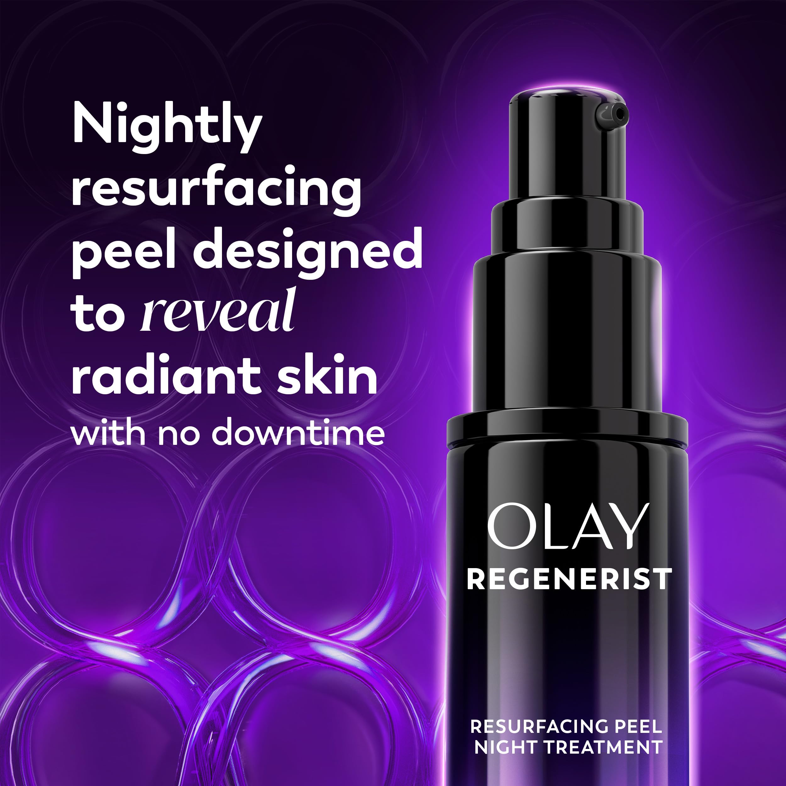 Close-up of Olay Regenerist cream texture being applied for instant hydration.