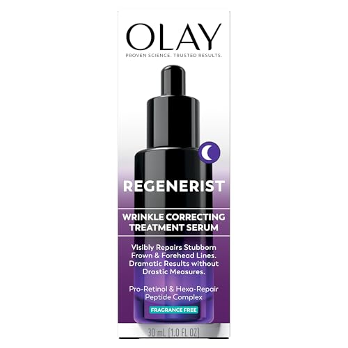 Product close-up highlighting Hexa-Peptide and Pro Retinol technology