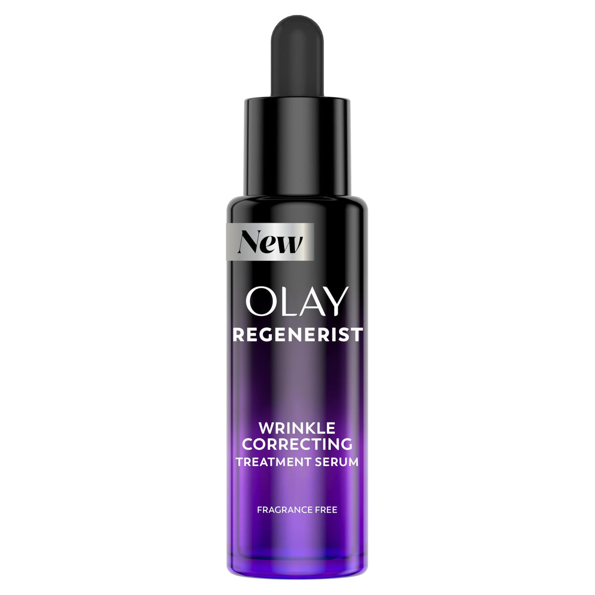 Olay Regenerist Resurfacing Retinol Serum bottle for nightly anti wrinkle care