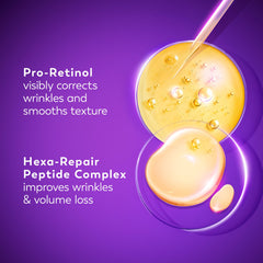 Olay Regenerist Resurfacing Retinol Serum texture close up showing silky consistency