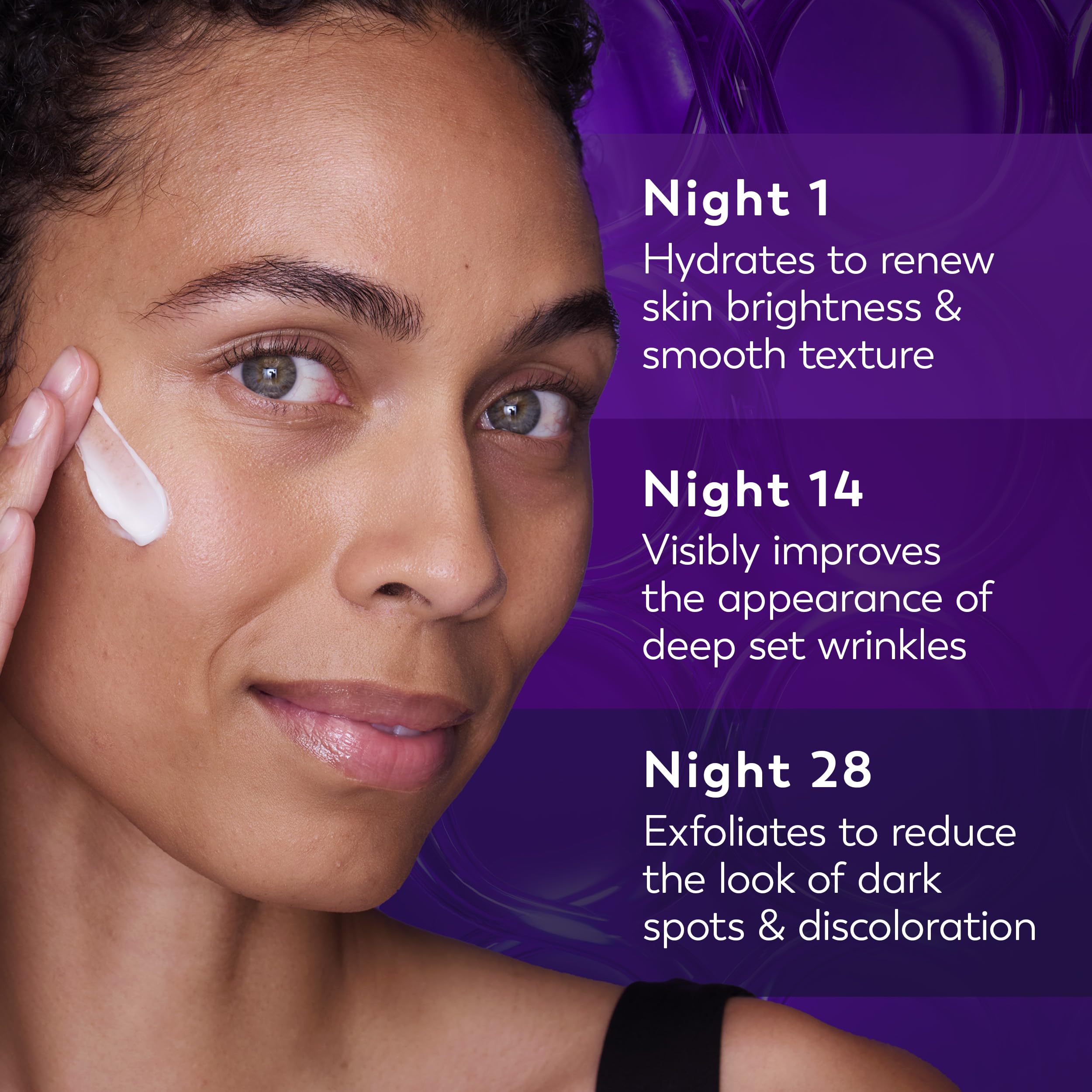 Fragrance-free packaging variation for Olay Regenerist Retinol24 Max night cream