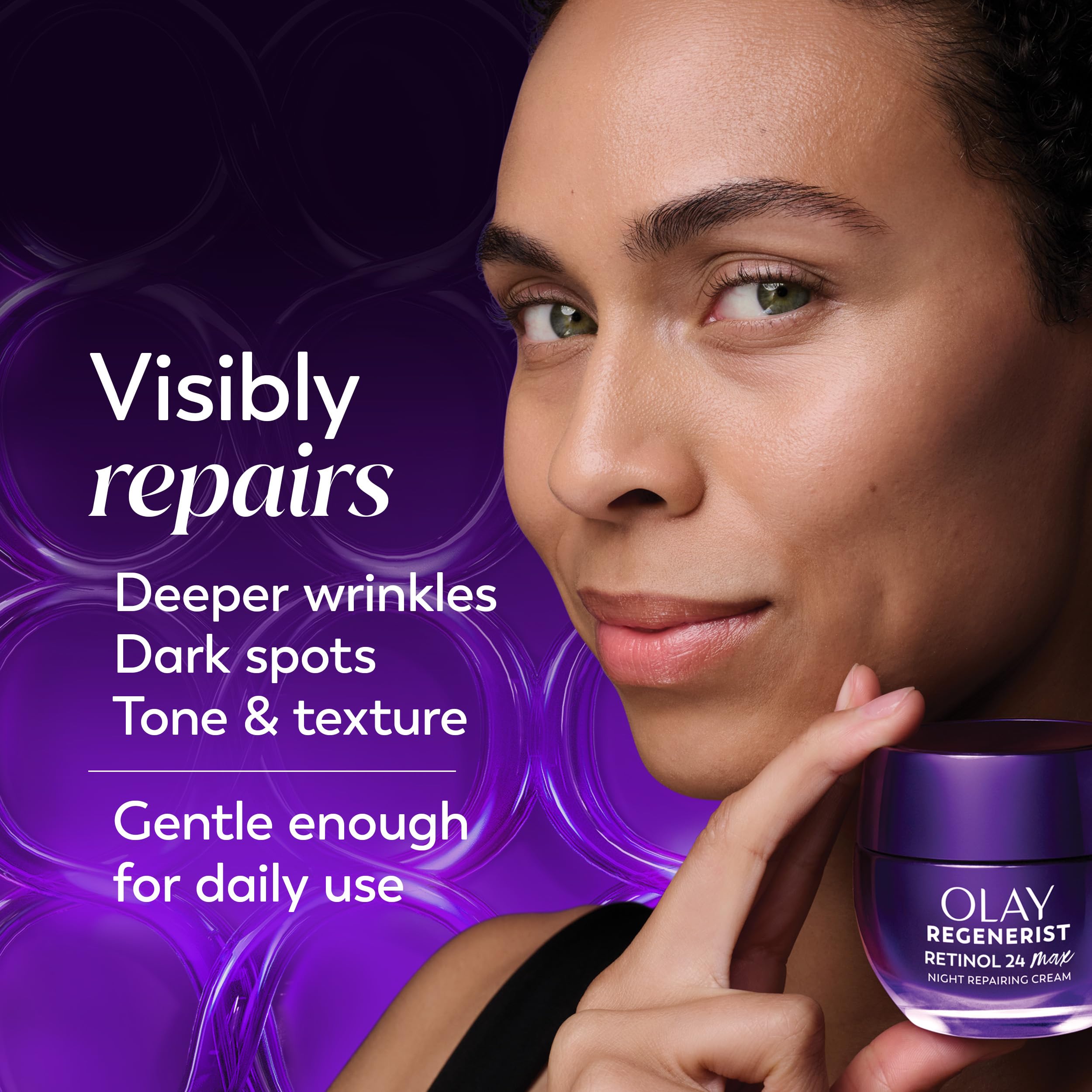 Ingredients list for Olay Regenerist Retinol24 Max with Pro-Retinol and peptides