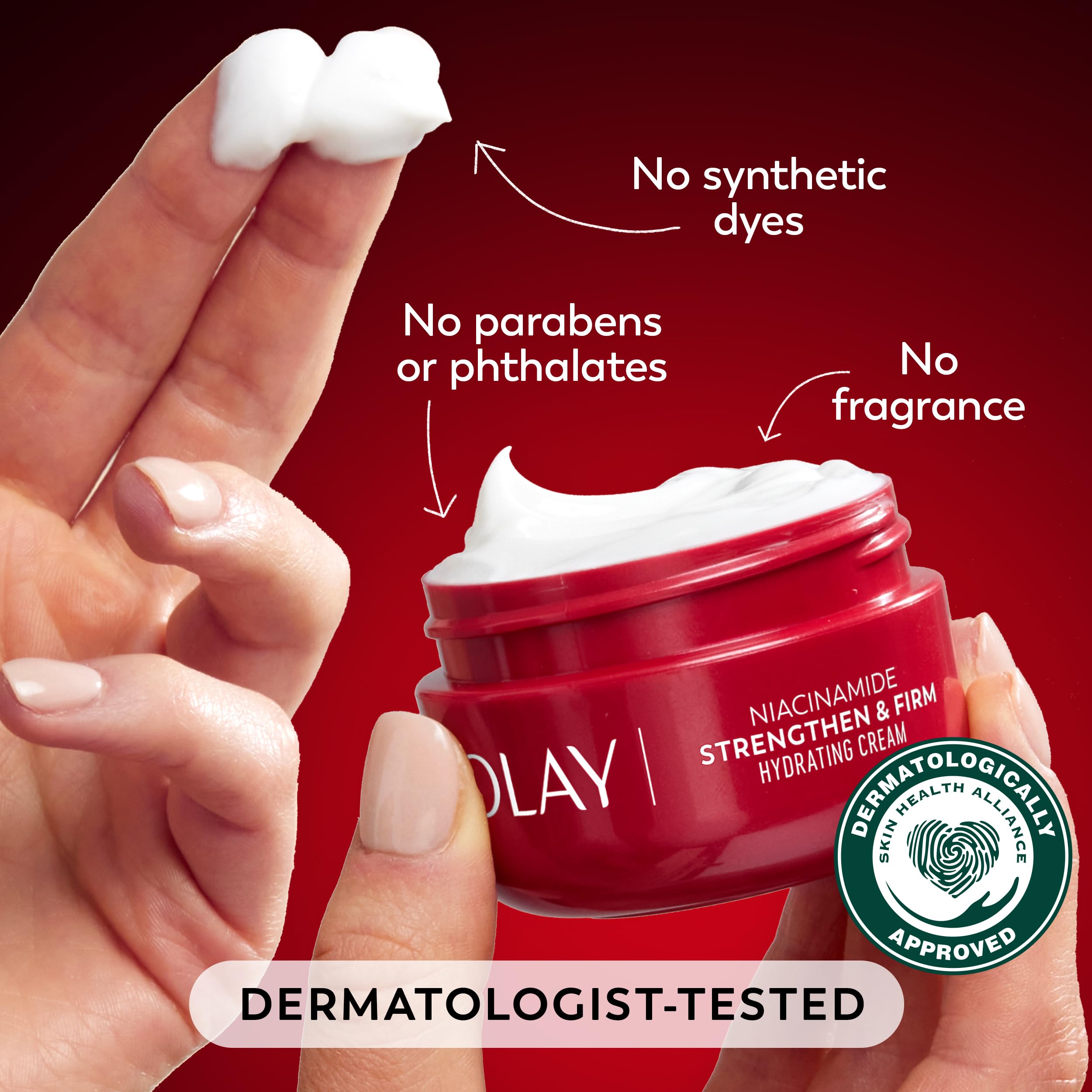 Concept image of stronger skin barrier with Olay Regenerist Niacinamide formula