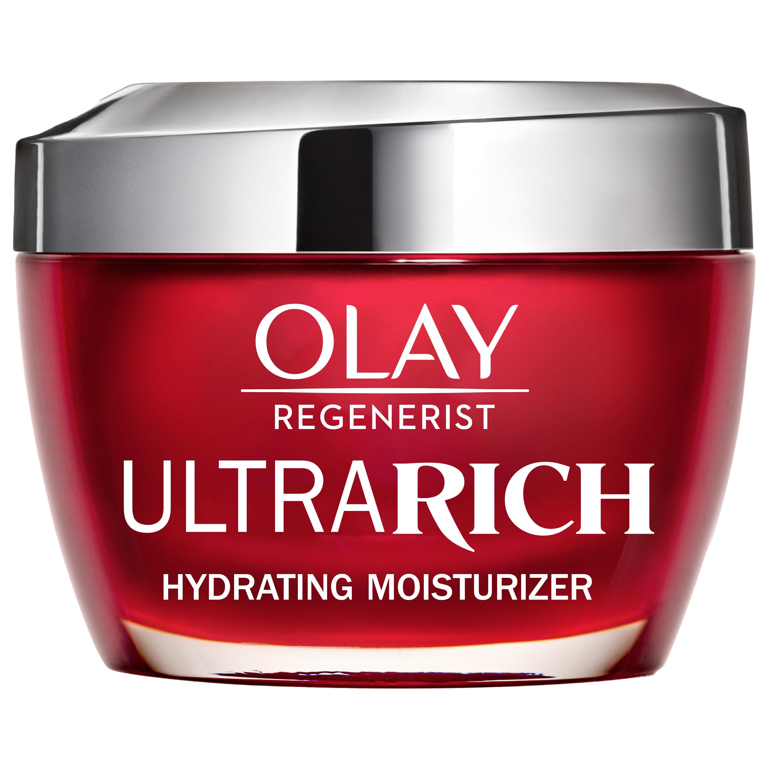Olay Regenerist Ultra Rich crema facial en tarro rojo para hidratación intensa
