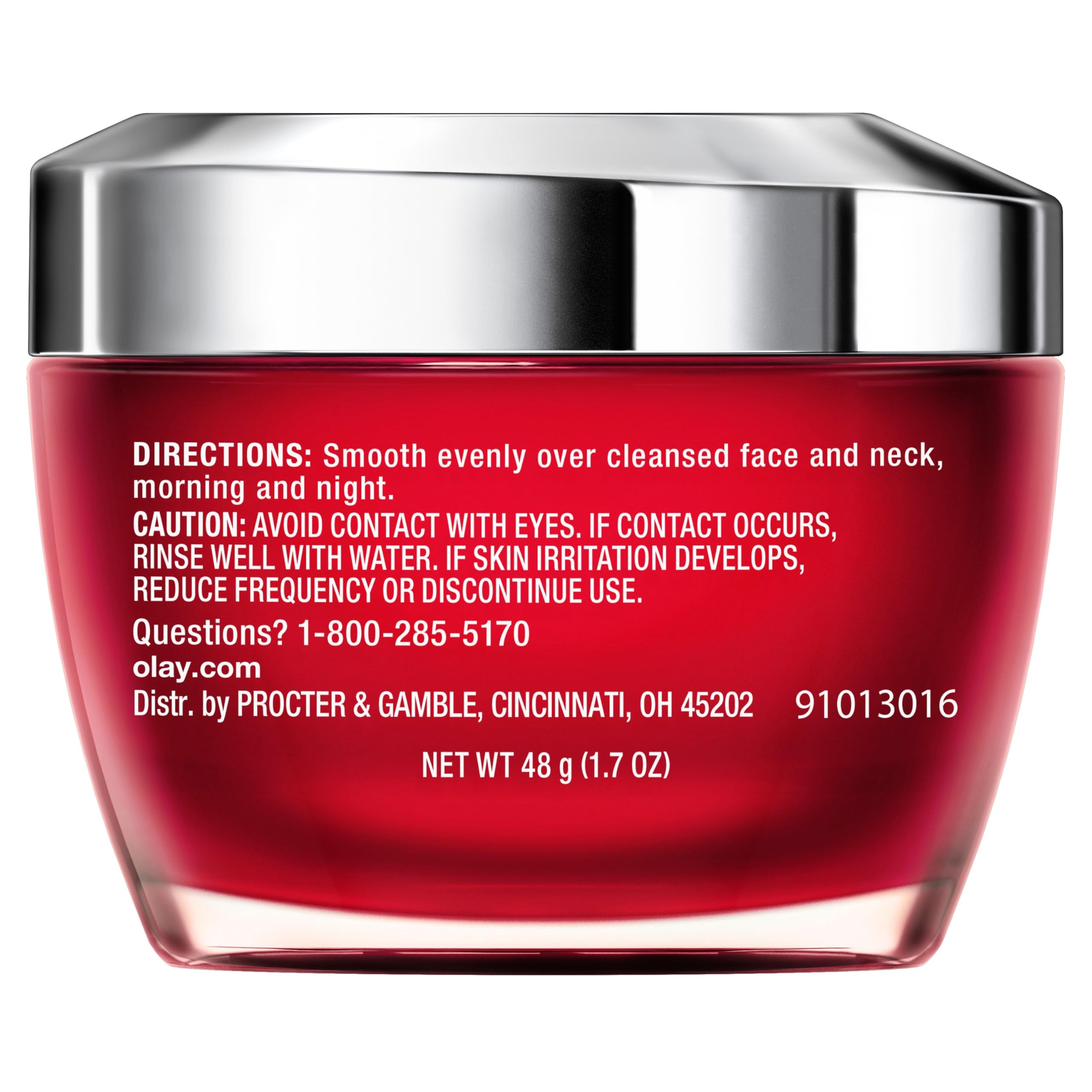Olay Regenerist Ultra Rich sin colorantes sintéticos para piel sensible