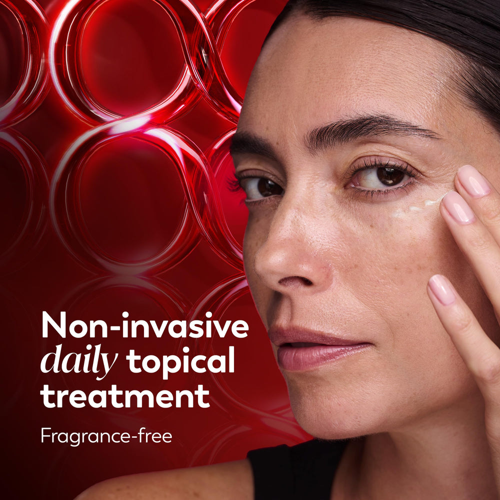 Olay Regenerist Under Eye Roller close-up glow instant hydration feel