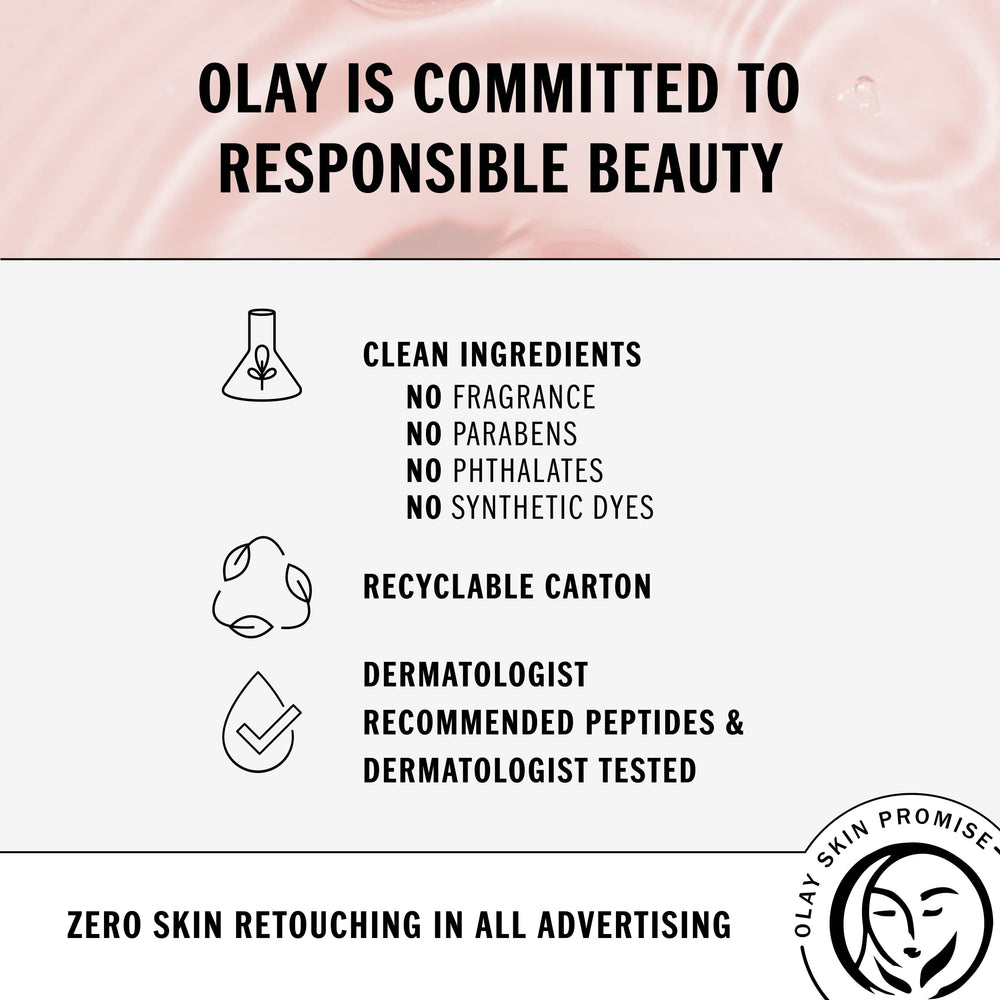 Olay Regenerist Whip bottle shows easy application.