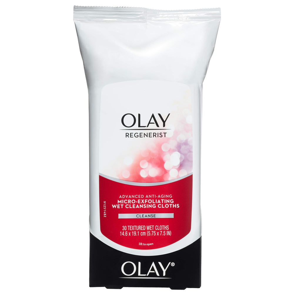 Olay Regenerist wipes after use leave skin refreshed and smooth