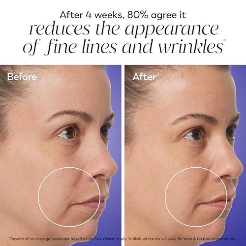Crema de Olay Retinol 24 sin residuos pegajosos tras la aplicación.