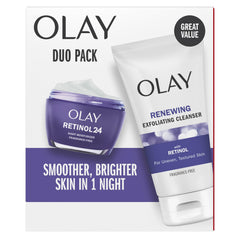 Olay Retinol 24 Duo Pack bottle for overnight renewal