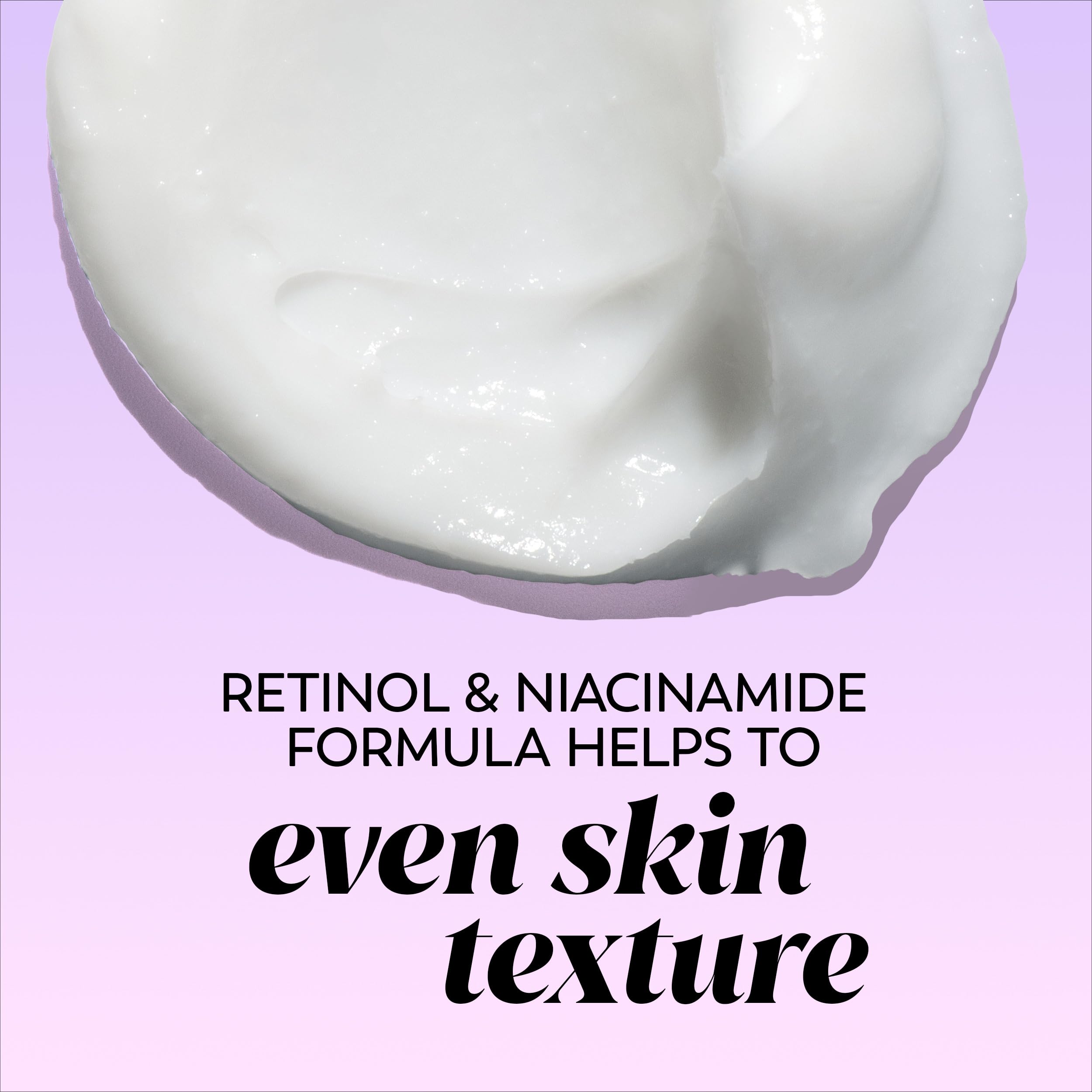 Olay Retinol 24 Night Moisturizer being applied for quick absorption