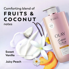 Olay Sérum Corporal fragancia floral-herbal en la ducha
