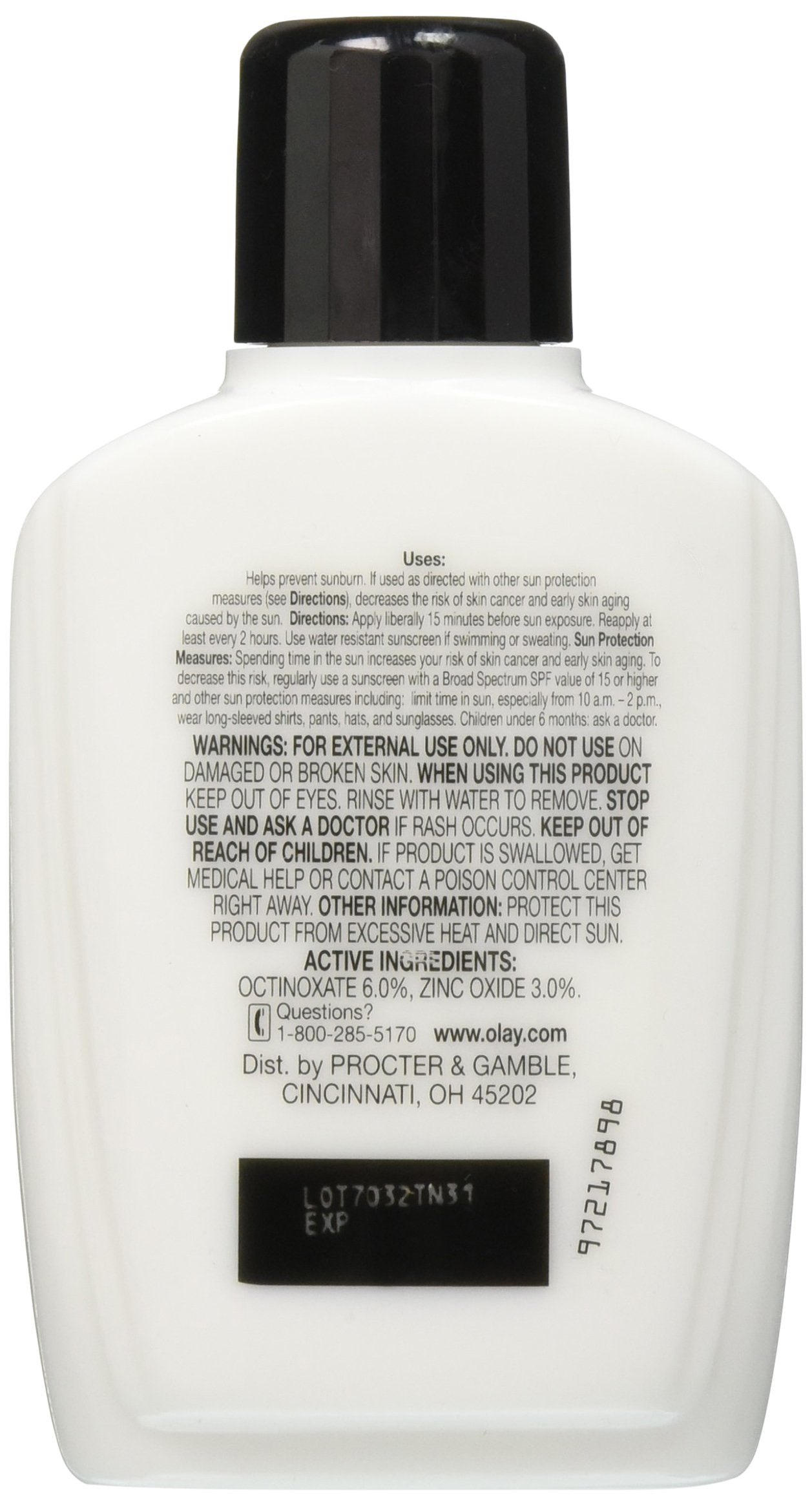 OLAY formato sin fragancia para piel sensible, paquete doble.