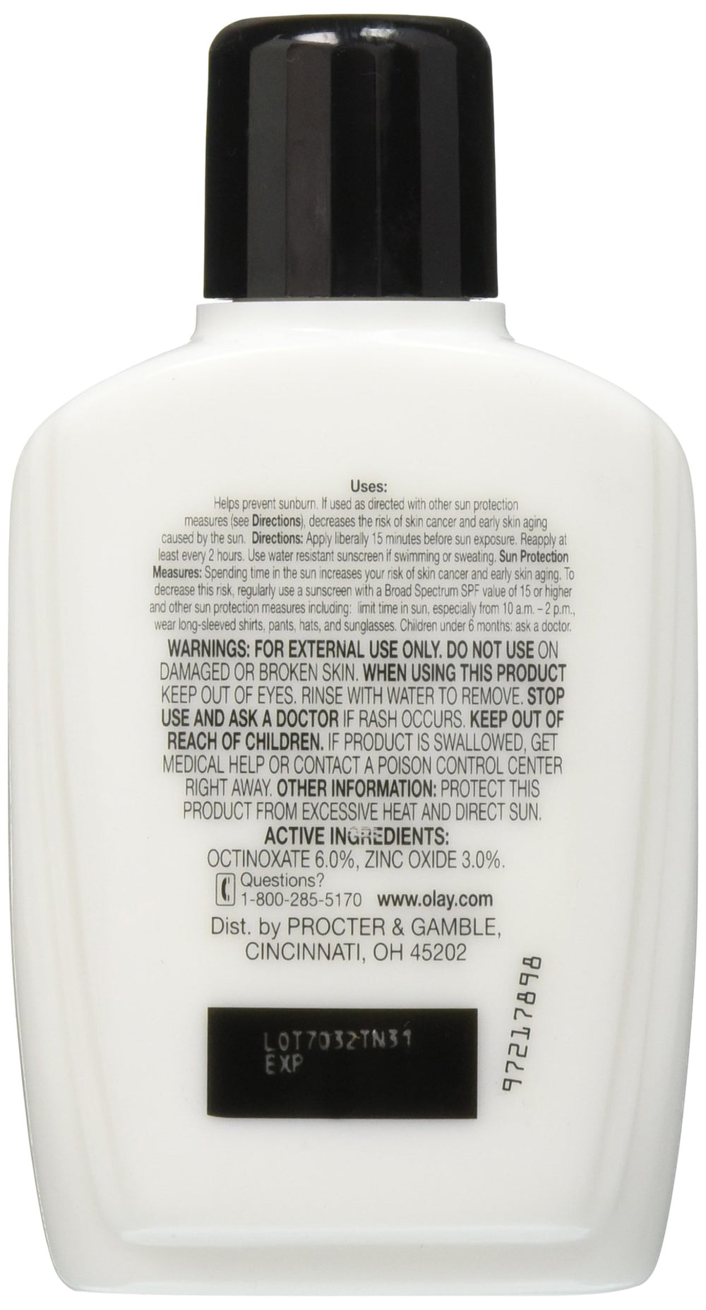 OLAY formato sin fragancia para piel sensible, paquete doble.