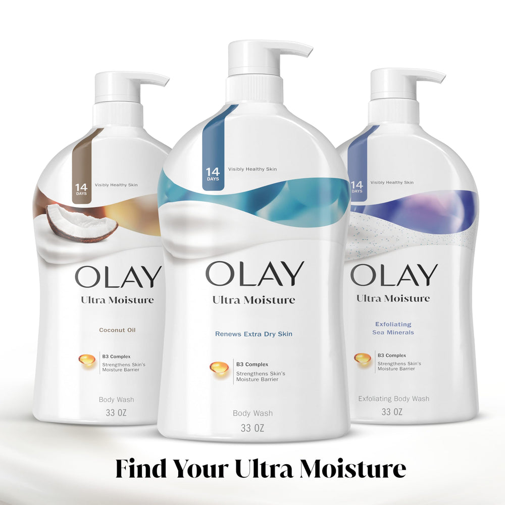 Olay Ultra Moisture, sin parabenos, cuidado suave.
