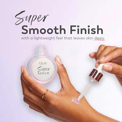Olay Super Serum AHA exfoliante suave para renovación.
