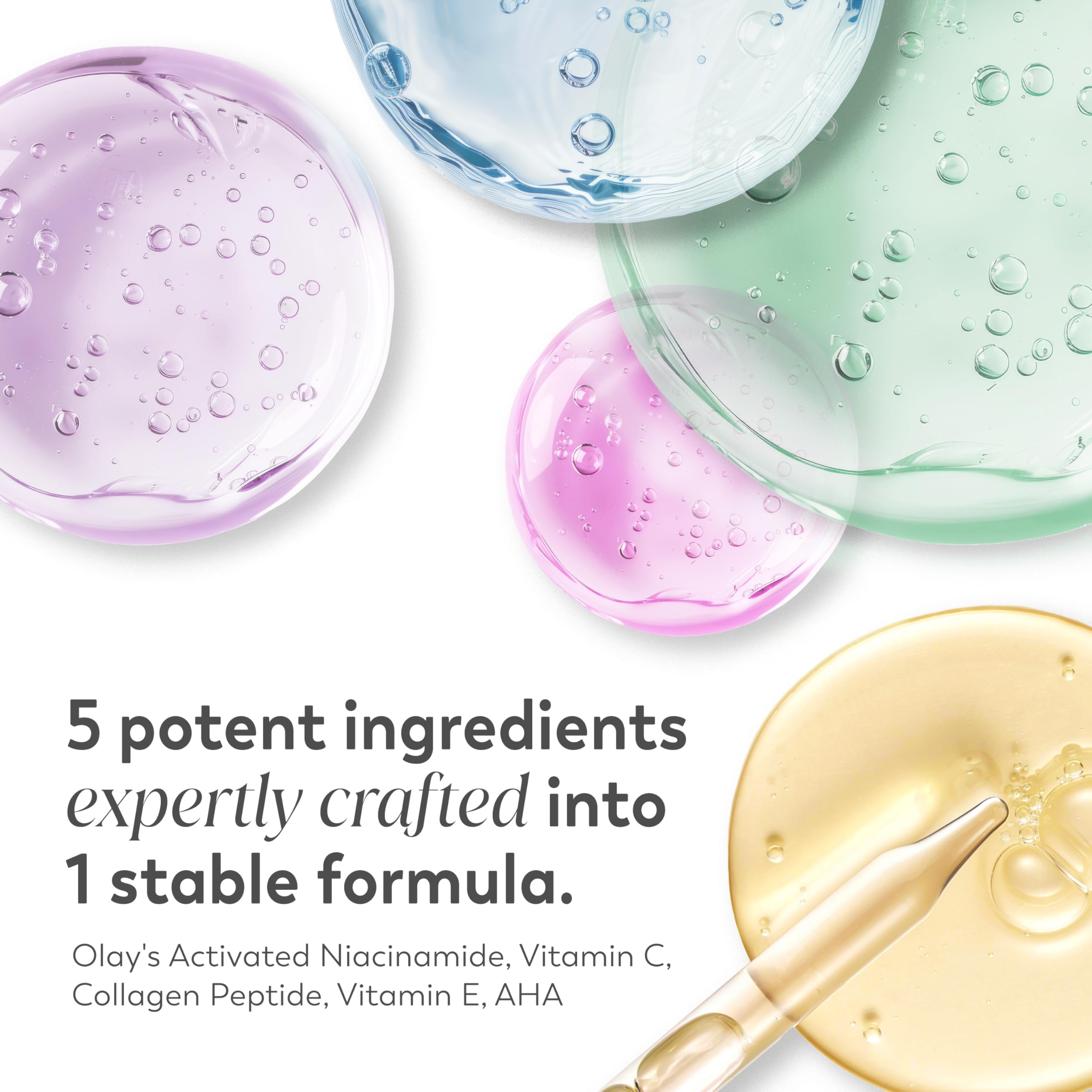 Olay Super Serum textura ligera que se siente cómoda.