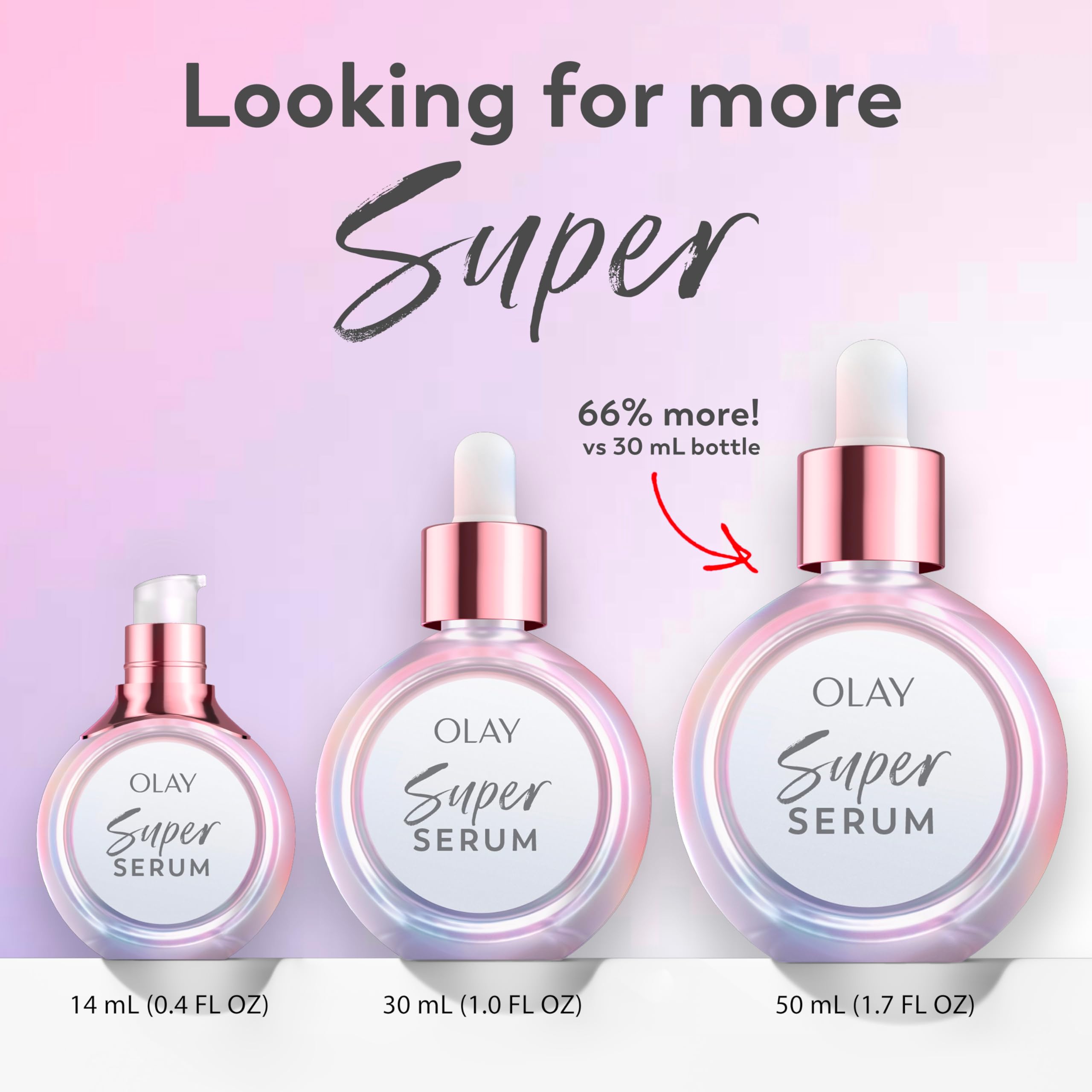 Olay Super Serum Vitamina E cuida la piel durante el día.