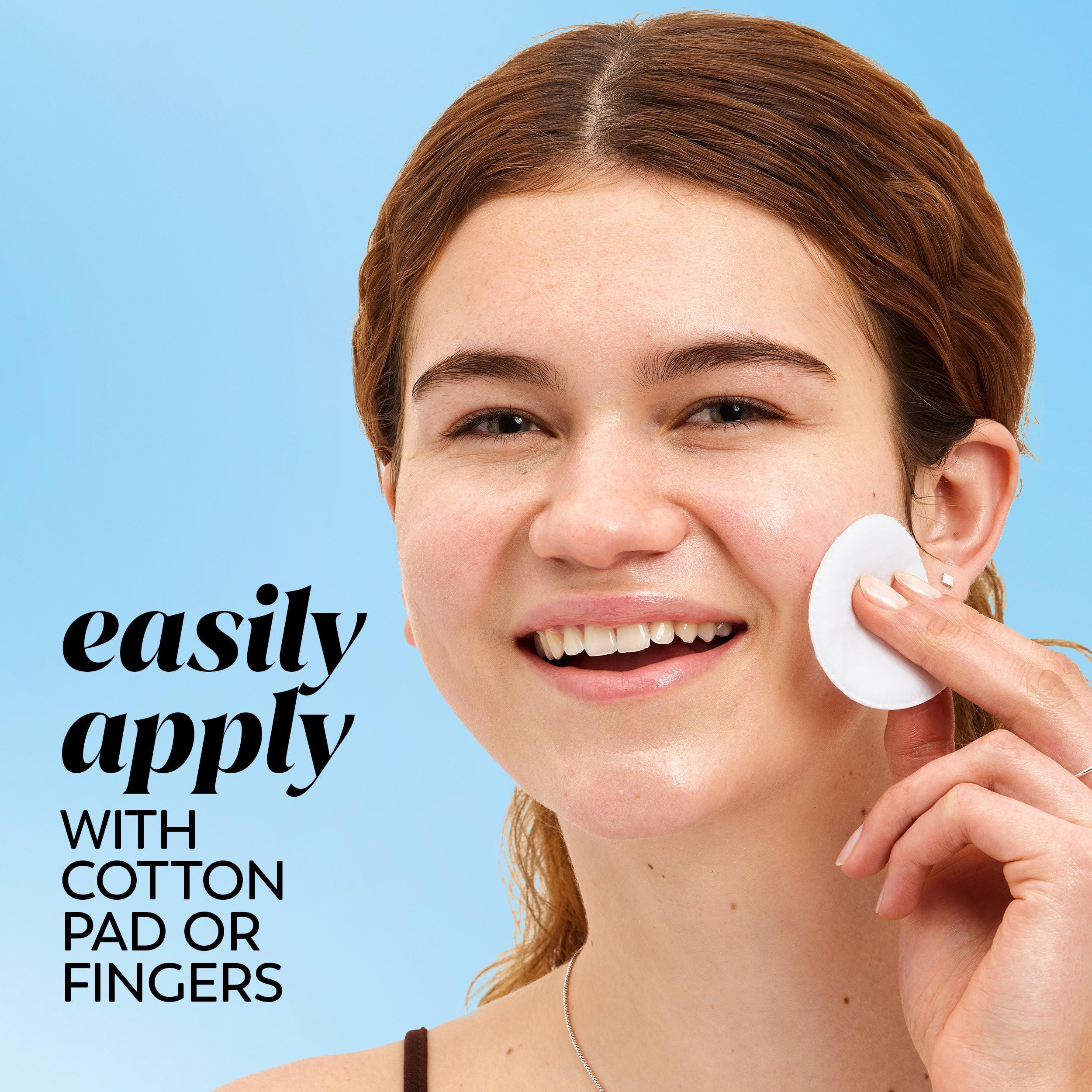 Aplicación diaria sencilla con dedos para cara y cuello.
