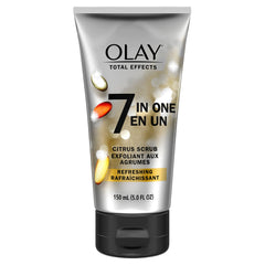 Olay Total Effects Citrus Brightening result showing instant skin radiance