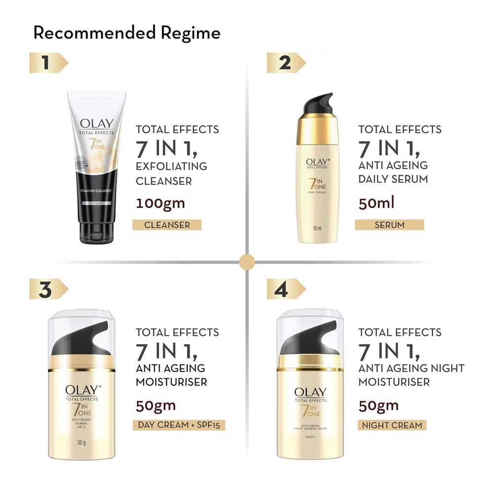 Fórmula sin fragancia de Olay Total Effects para piel sensible.