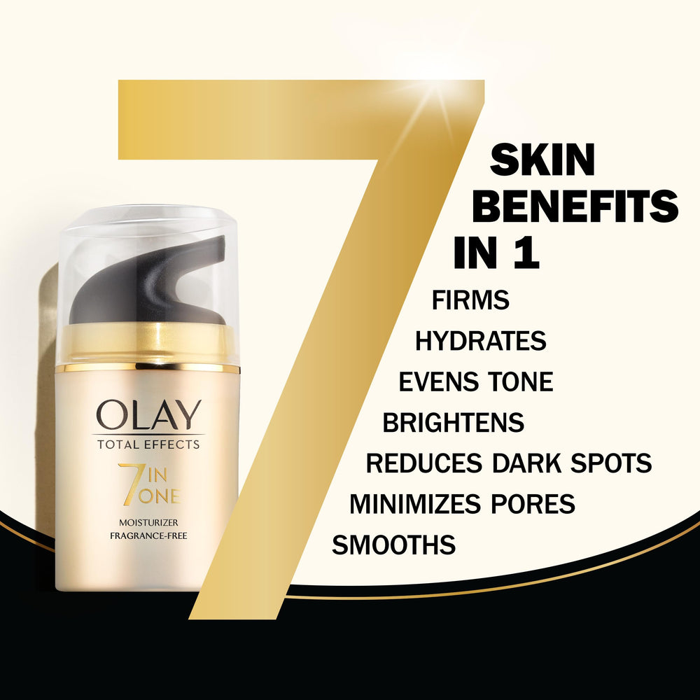 Olay Total Effects fragrance-free cream application demonstrates smooth, non-greasy feel