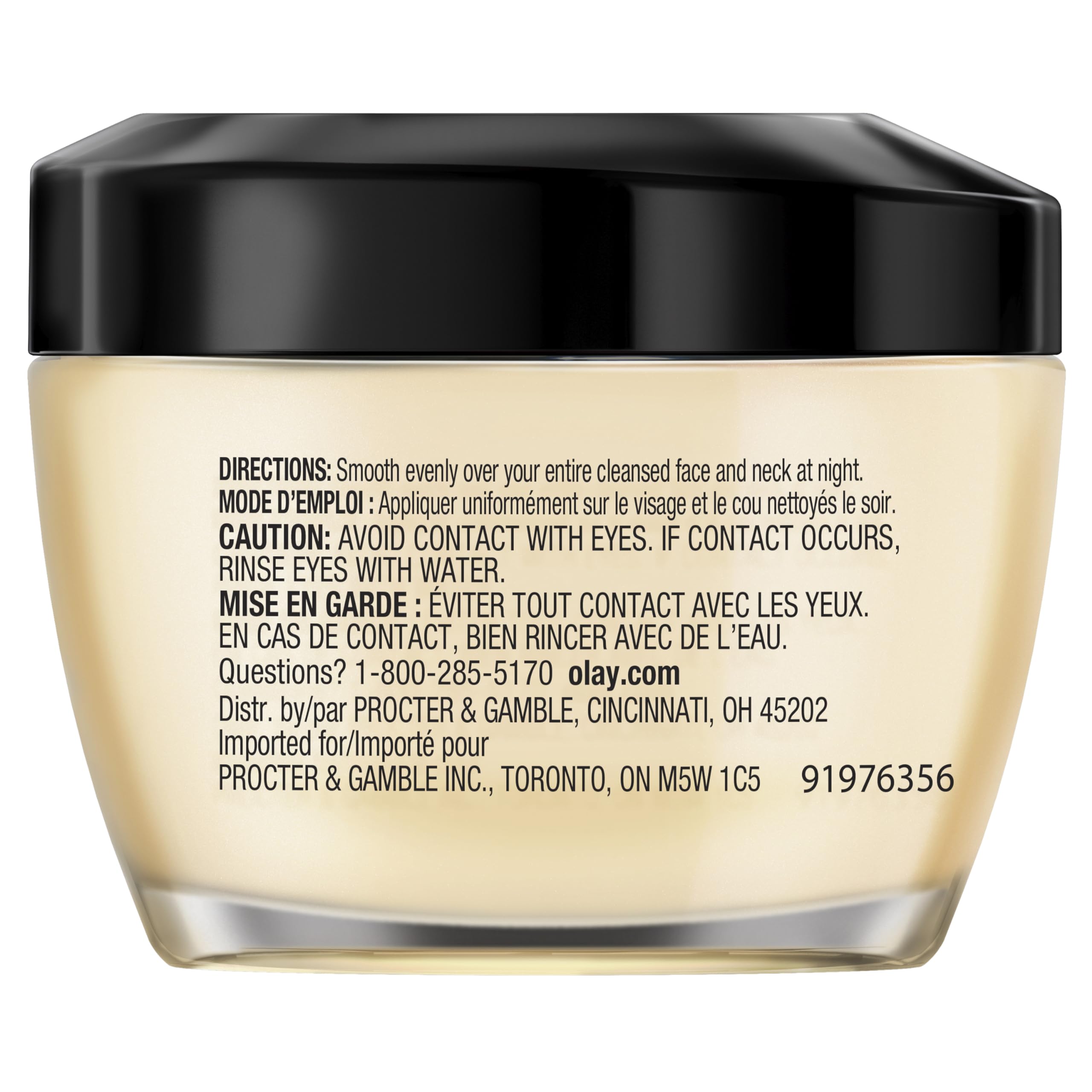 Olay Total Effects Night Firming Cream with other night products in a routine setup.