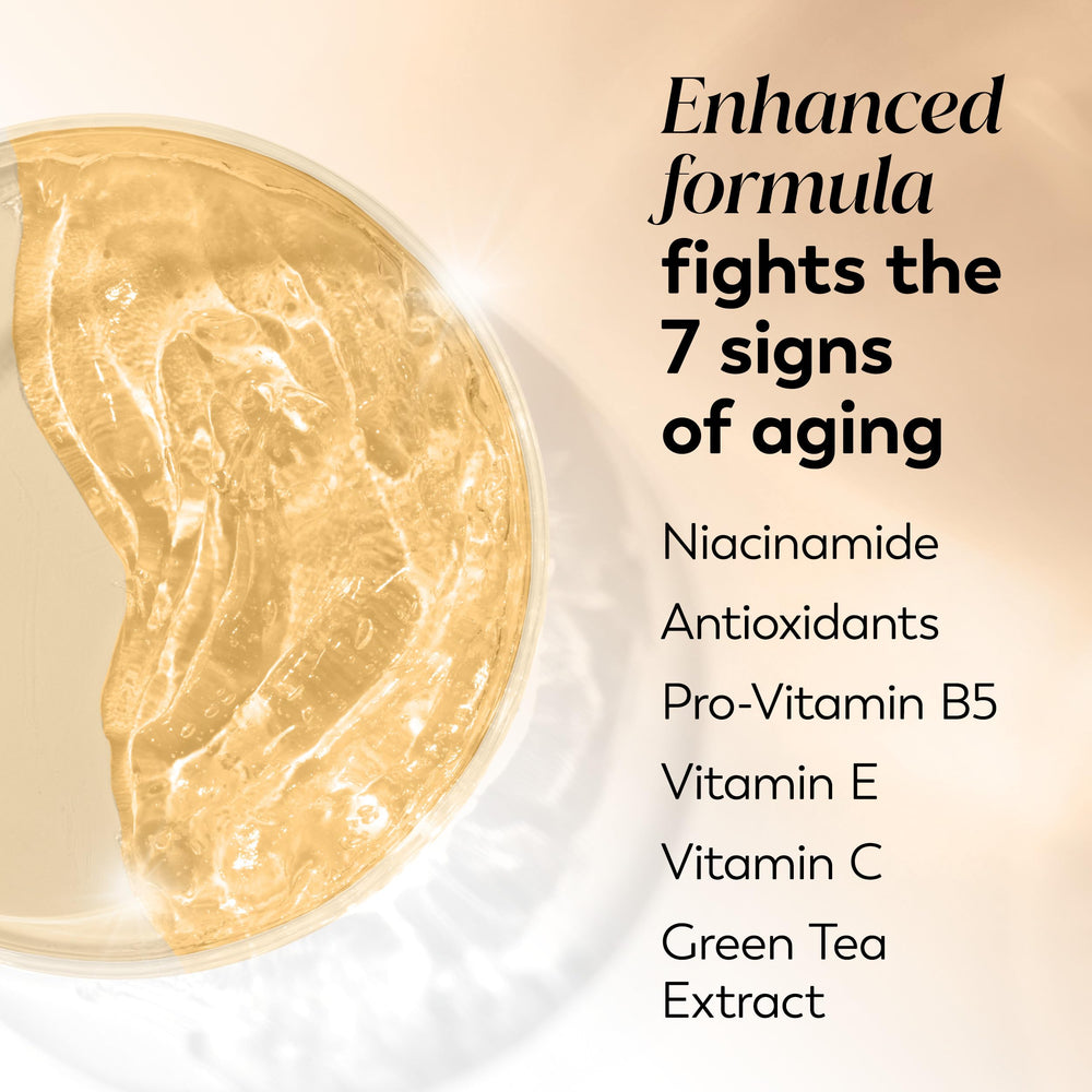OLAY Total Effects quick-absorbing texture in action