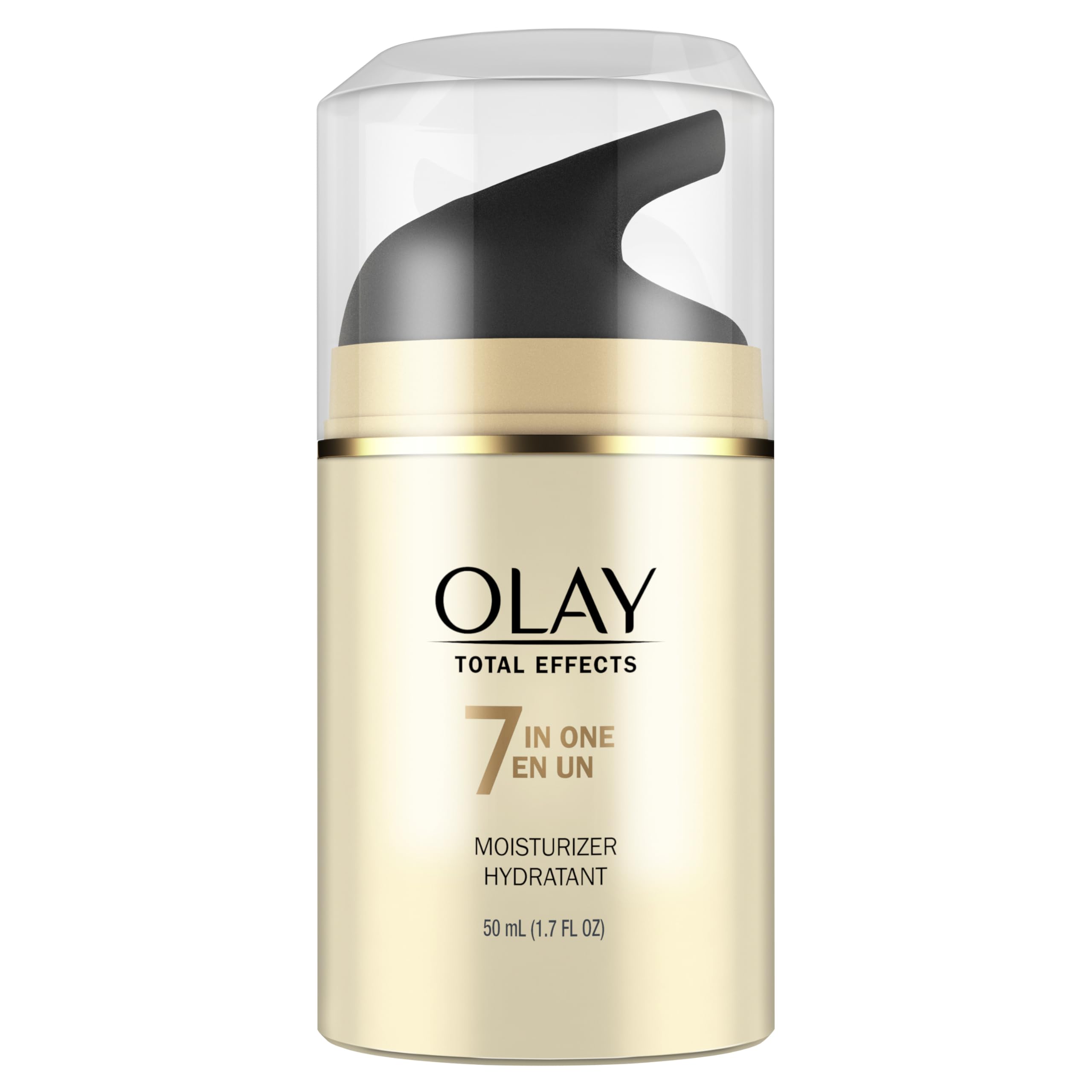 Tono uniforme y brillo suave tras usar Olay Total Effects