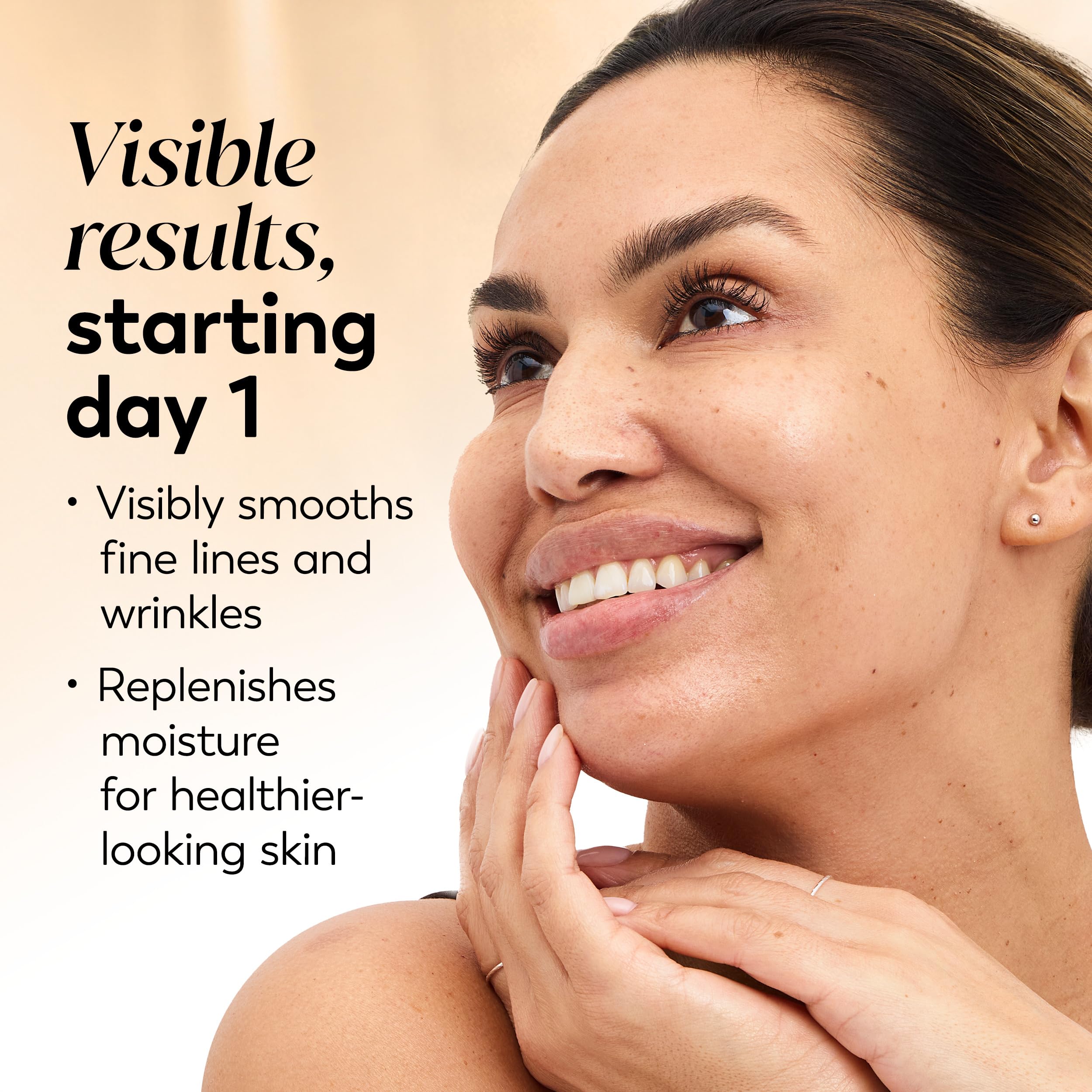 OLAY Total Effects VitaNiacin Complex ingredients shown for skin-renewal