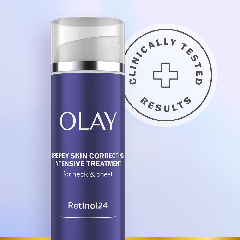 Renovación suave de la piel en cuello y pecho con Olay