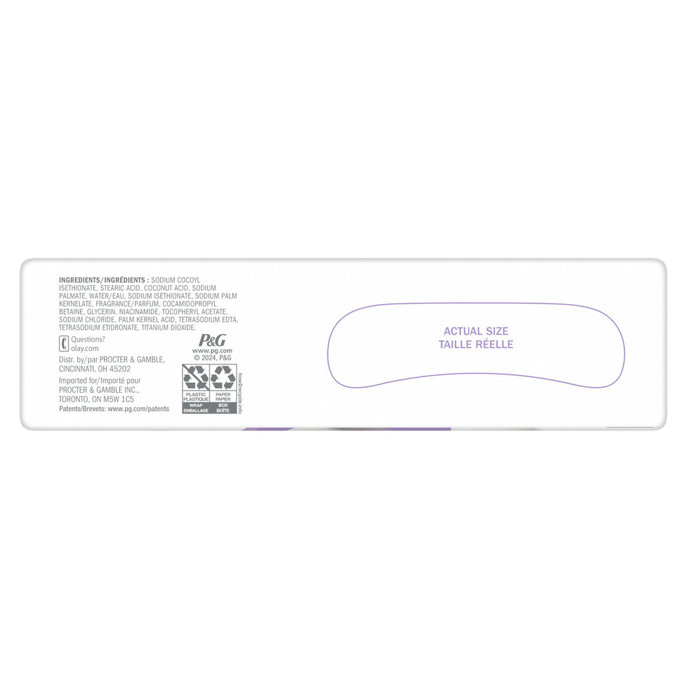 Uso facial suave con Barra de Belleza Olay