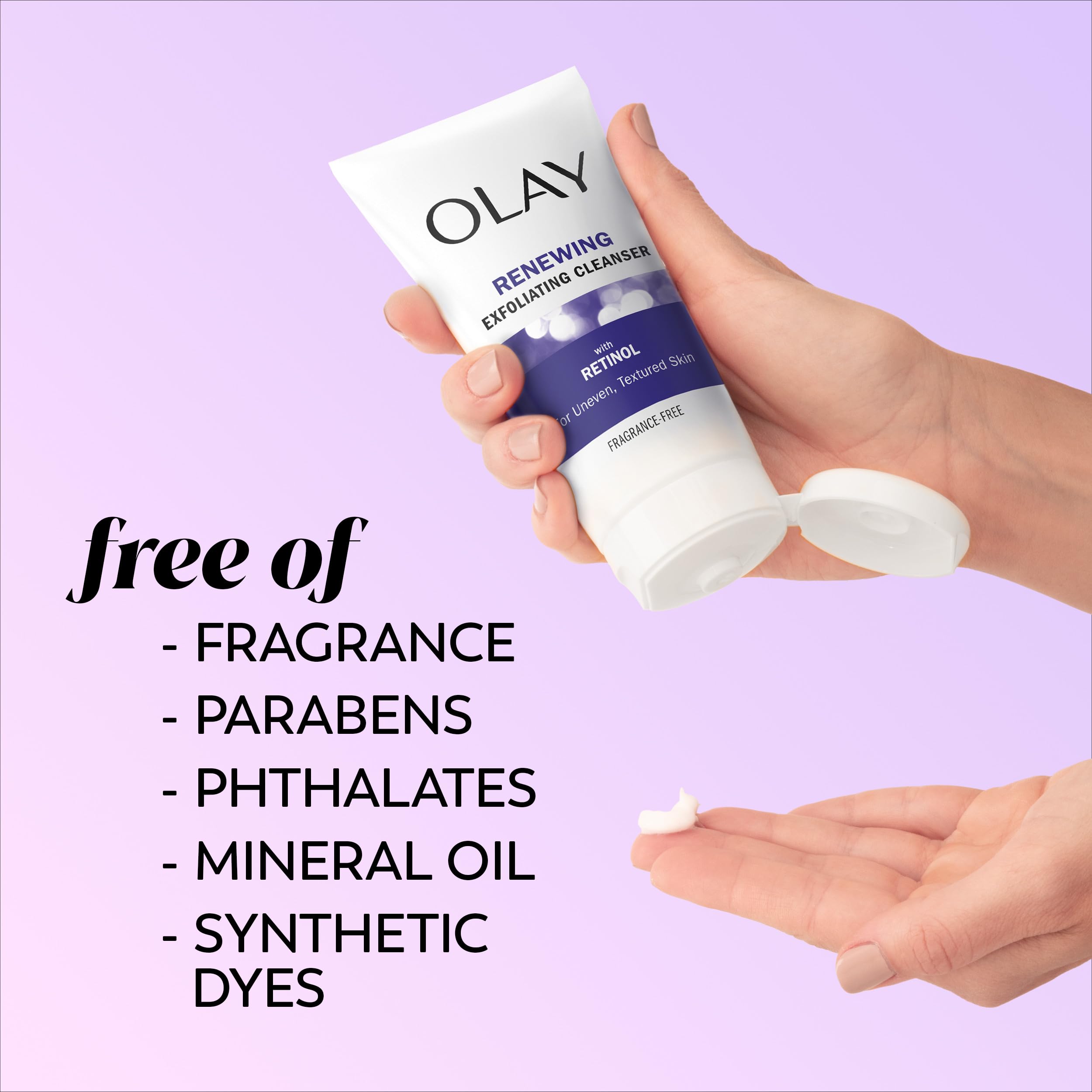 Olay Vitamin B3 plus Retinoid Complex close-up on ingredients