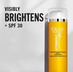 OLAY Vitamin C Hydrating Moisturizer SPF 30 sunscreen guard image.