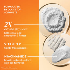 Olay Vitamin C MAX front packaging emphasizes brightening skincare