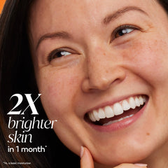 Olay Vitamin C MAX swatch on hand suggests quick absorption and glow