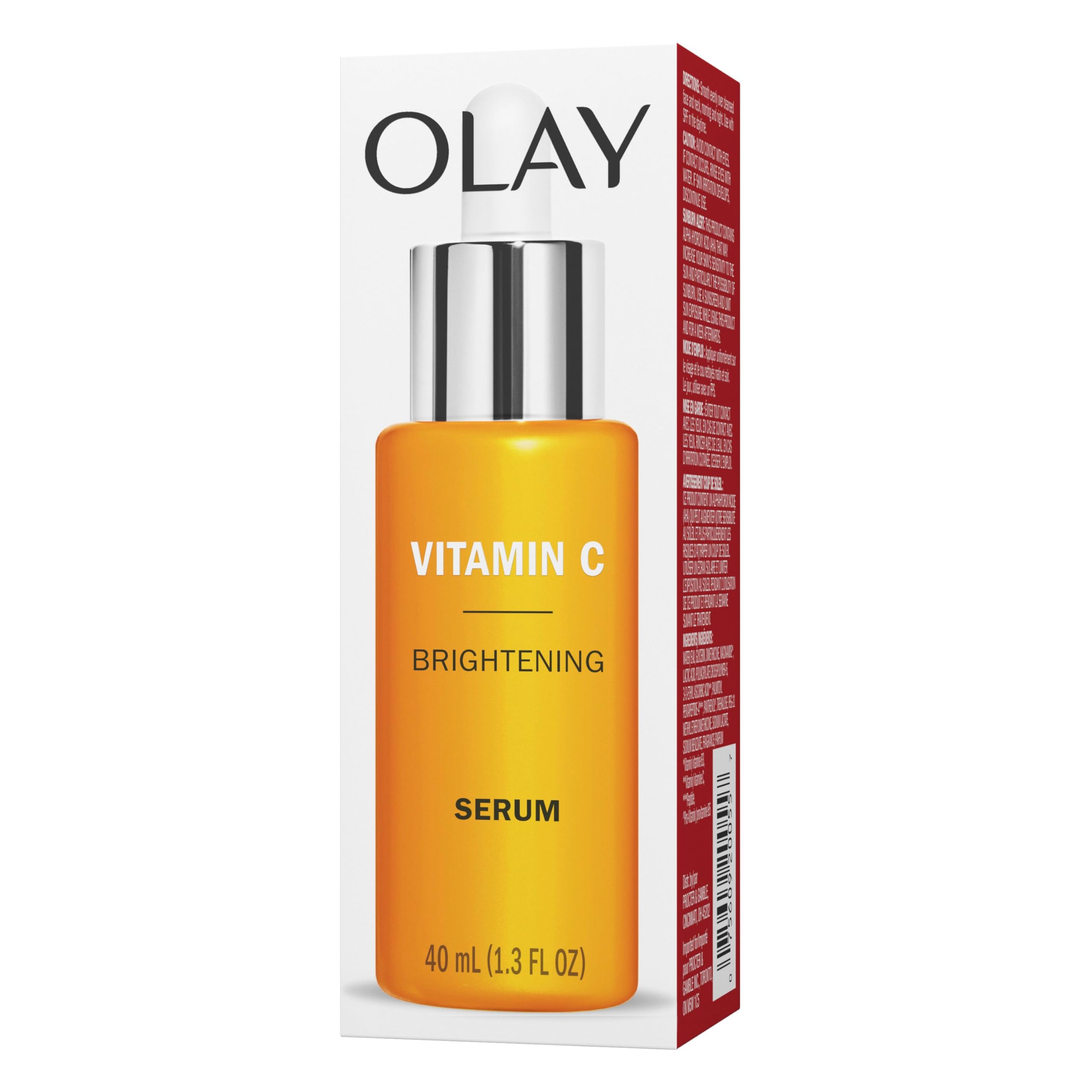OLAY serum beside SPF bottle, daytime protection reminder