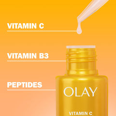 OLAY serum applied under makeup for a matte finish