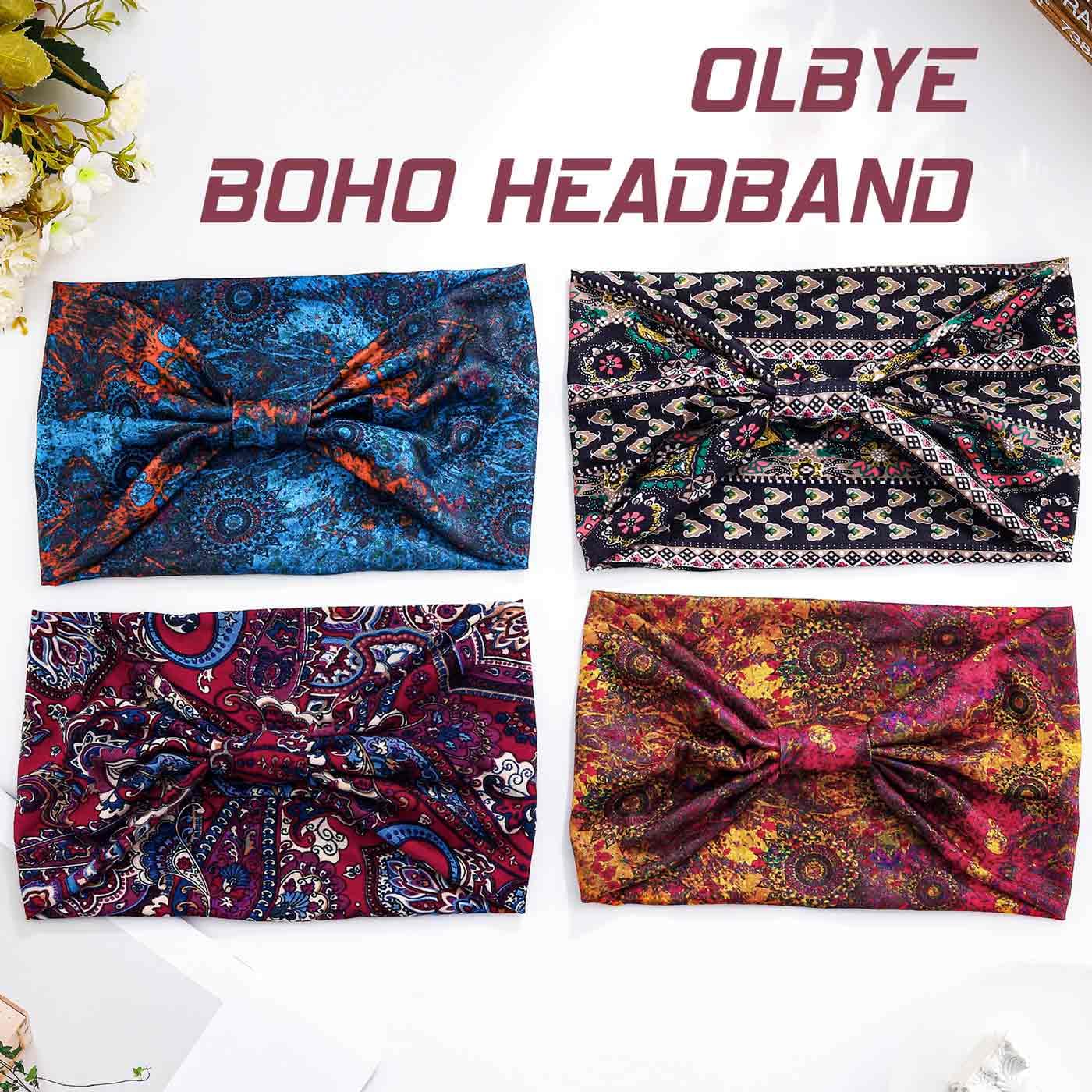 Diadema floral Olbye para cabello, combina con looks