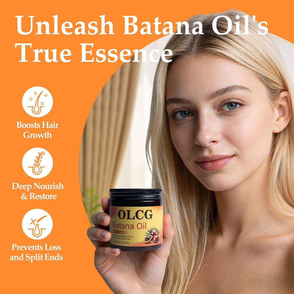 OLCG Batana Oil Paste application on damp hair ready to seal moisture