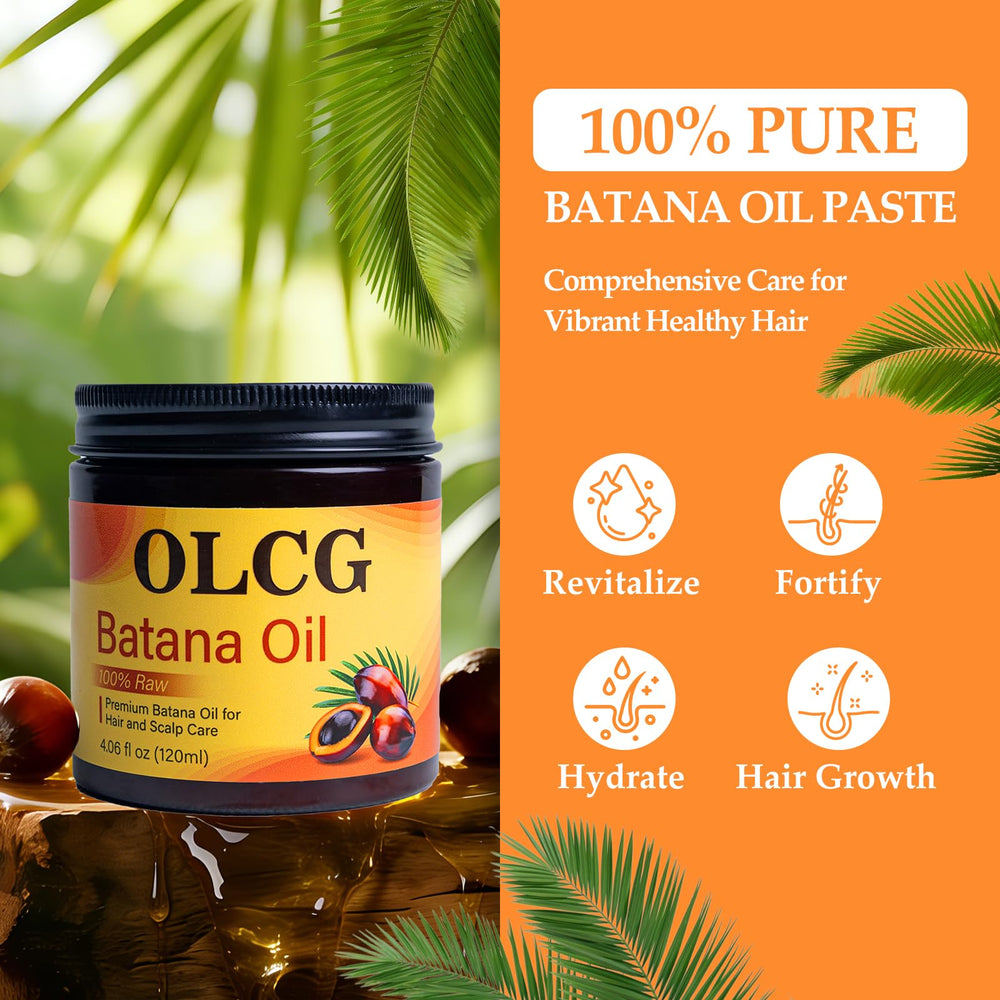 OLCG Batana Oil Paste being massaged into the scalp for renewed vitality