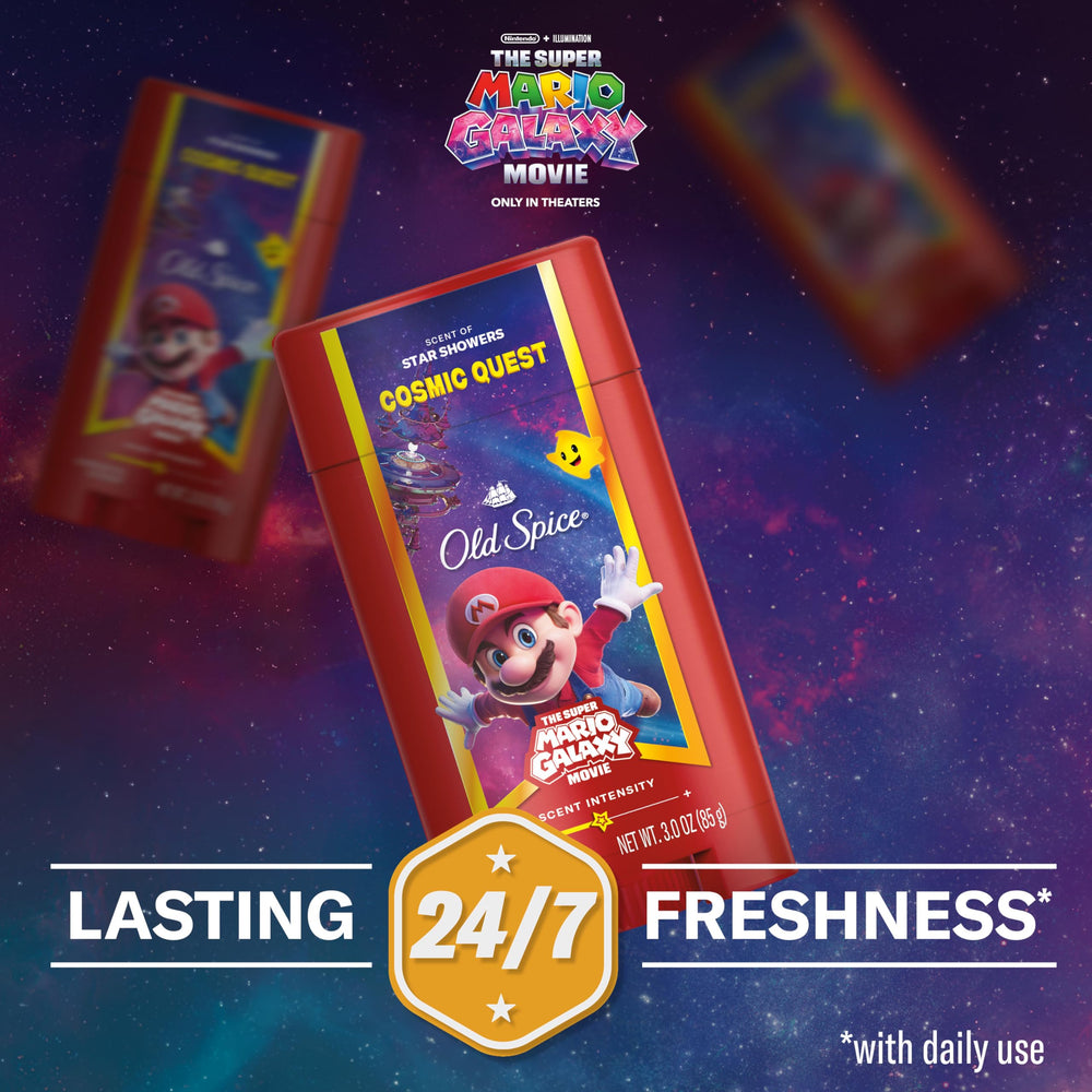 24/7 freshness claim on the packaging suggesting all-day odor control potential.