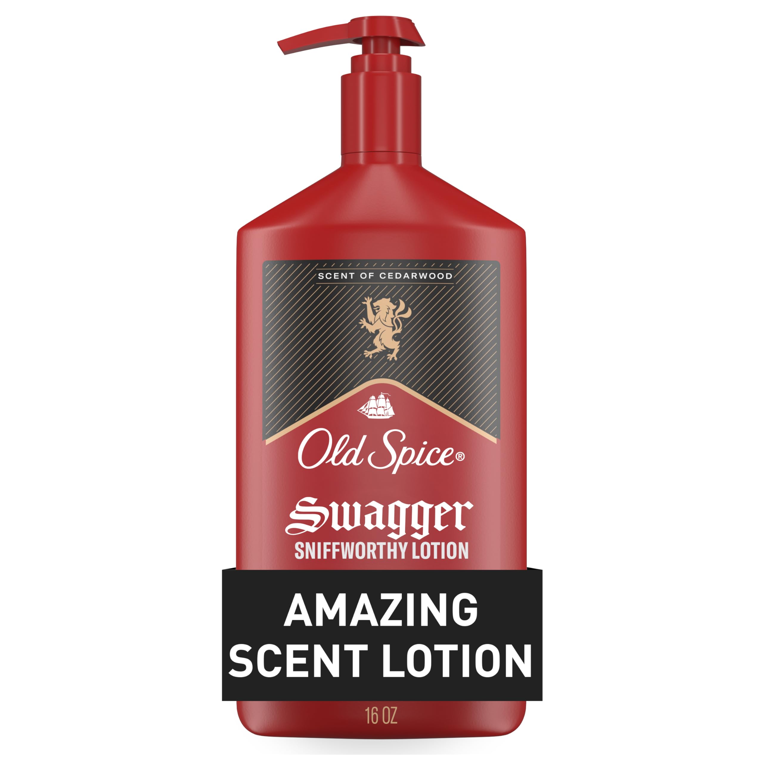 Old Spice 24-7 lotion bottle pump for easy daily hydration