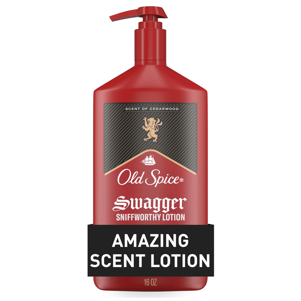 Old Spice 24-7 lotion bottle pump for easy daily hydration