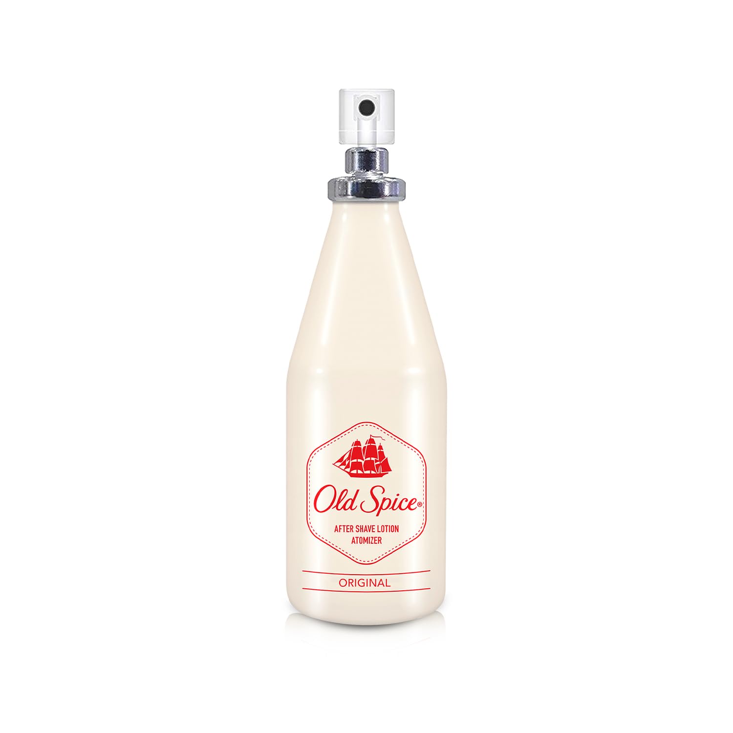 Old Spice after shave lotion original detailed features hint soothing post-shave care.
