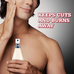 Old Spice after shave lotion original label design highlights classic scent for daily use.