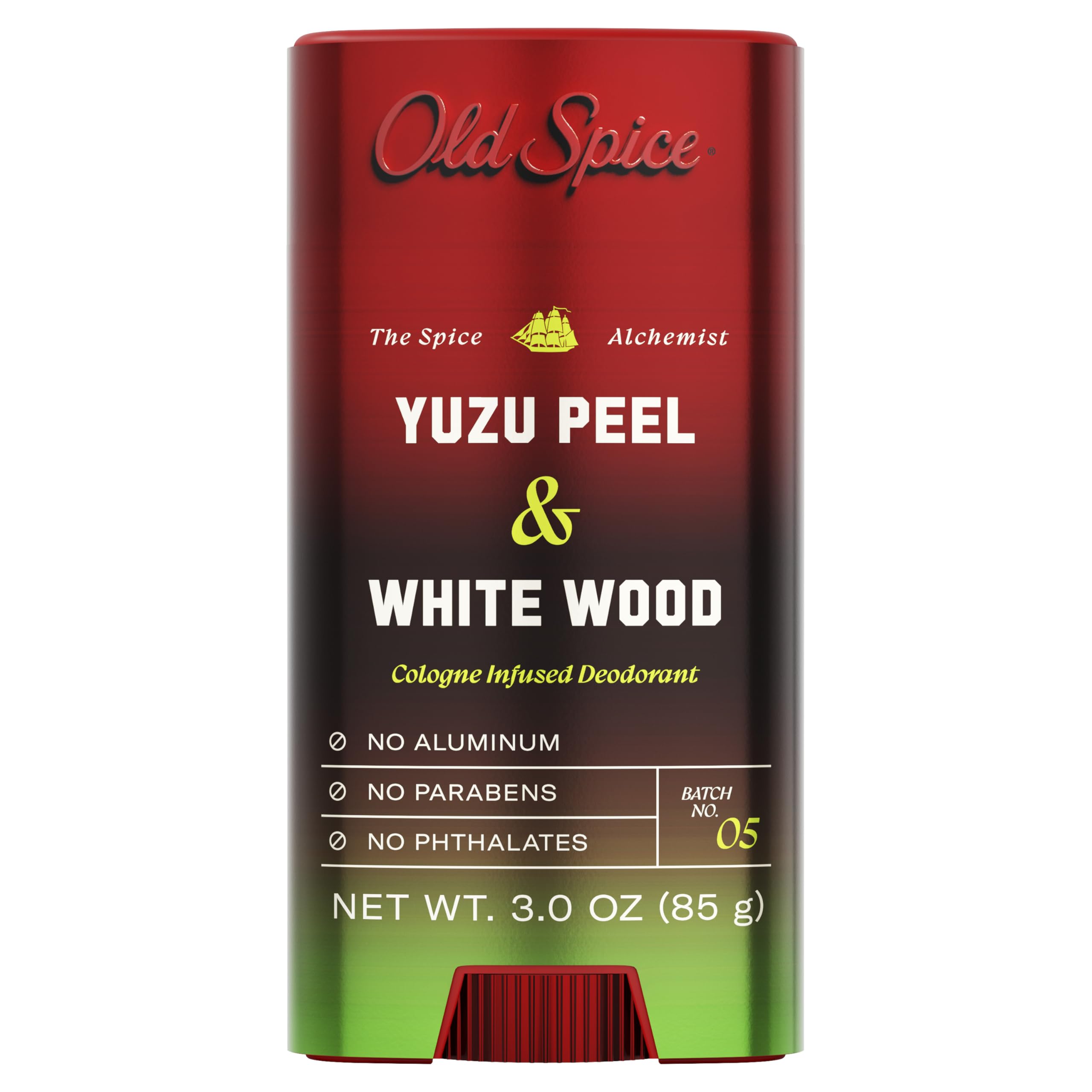 Old Spice Desodorante sin aluminio, protección diaria y aroma fresco todo el día.