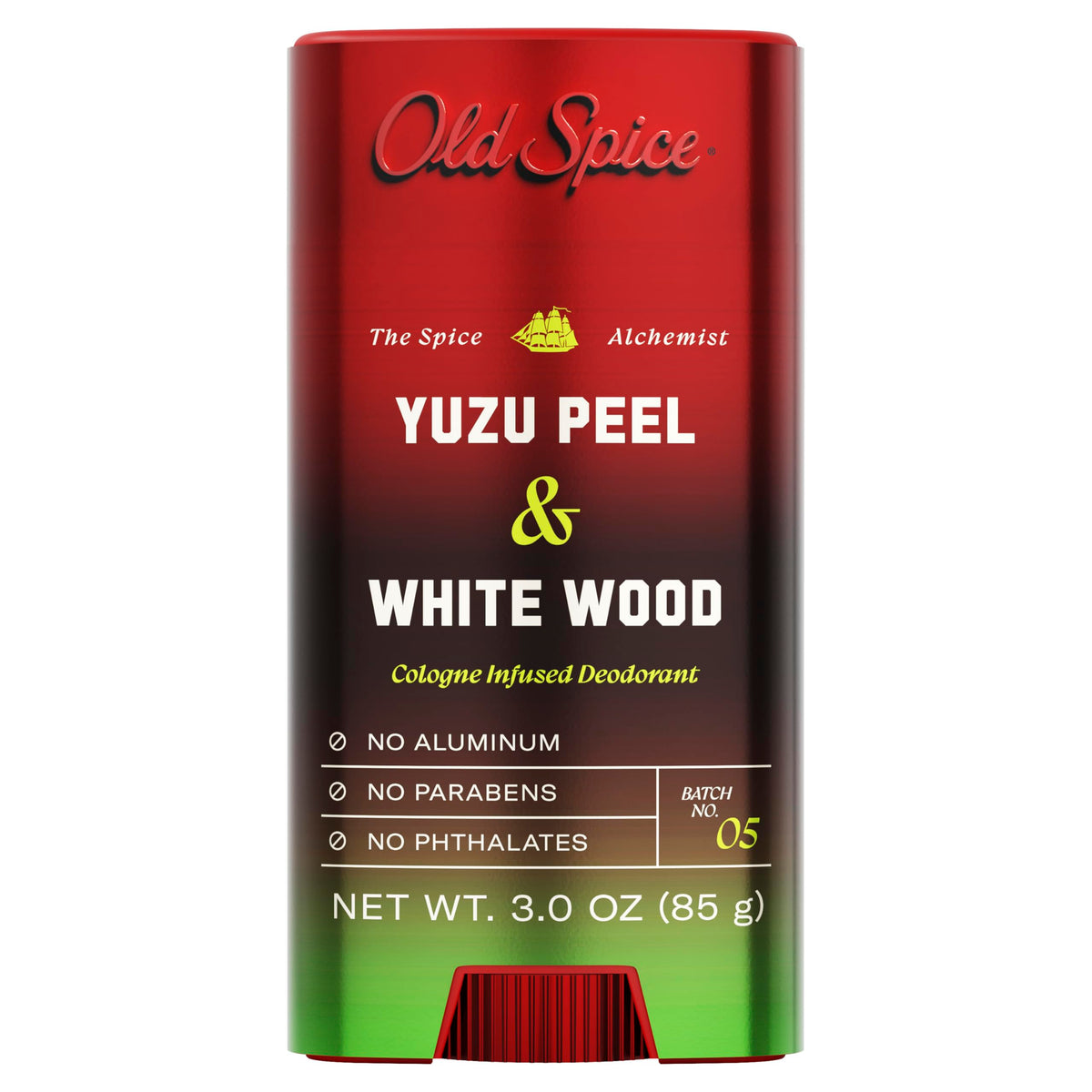 Old Spice Desodorante sin aluminio, protección diaria y aroma fresco todo el día.