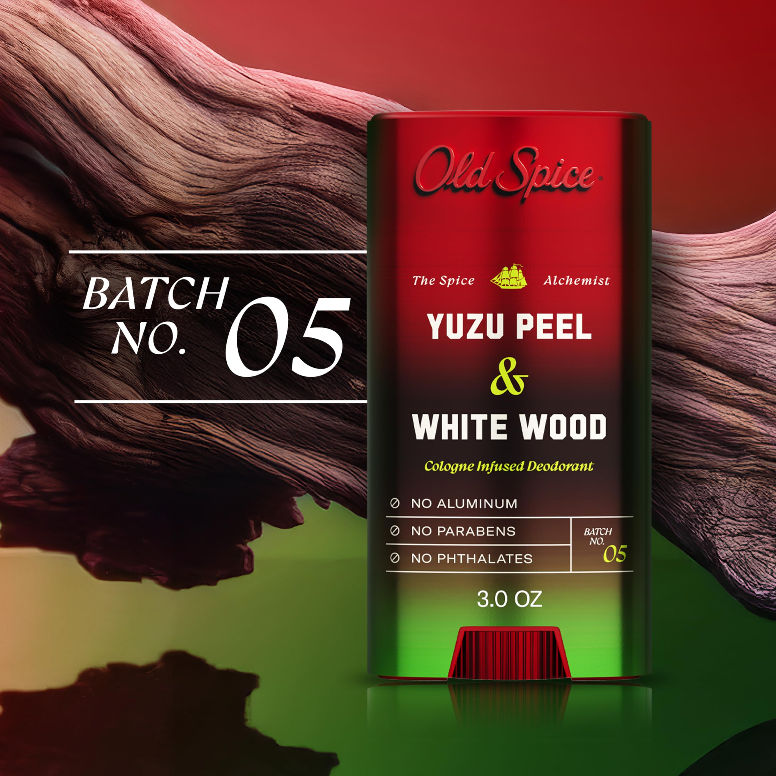 Diseño lujoso de Old Spice Alchemist para tu neceser.